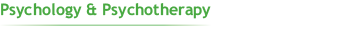 Psychology & Psychotherapy